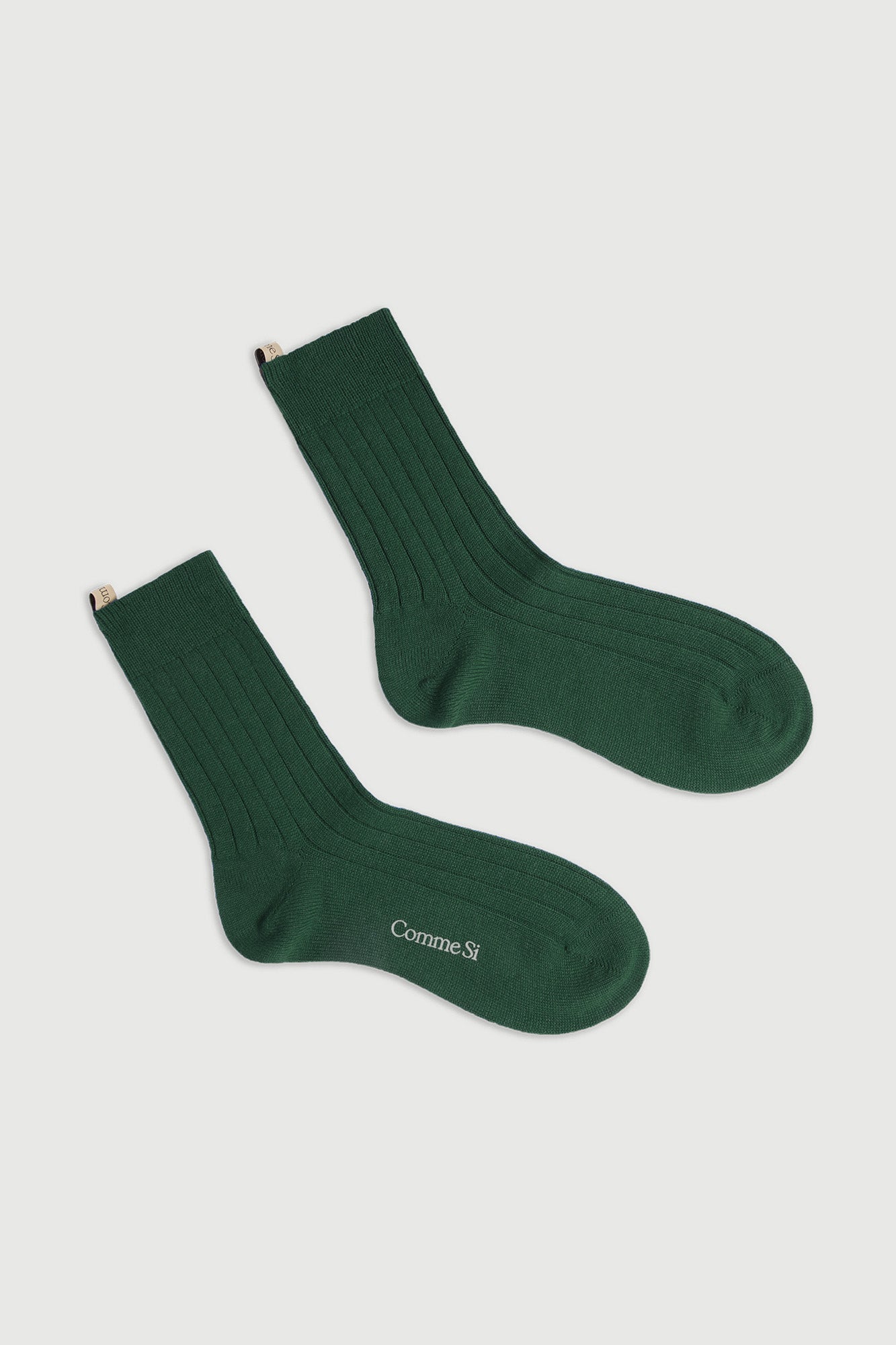 The Danielle Sock, Mongolian Cashmere, Forest, Comme Si