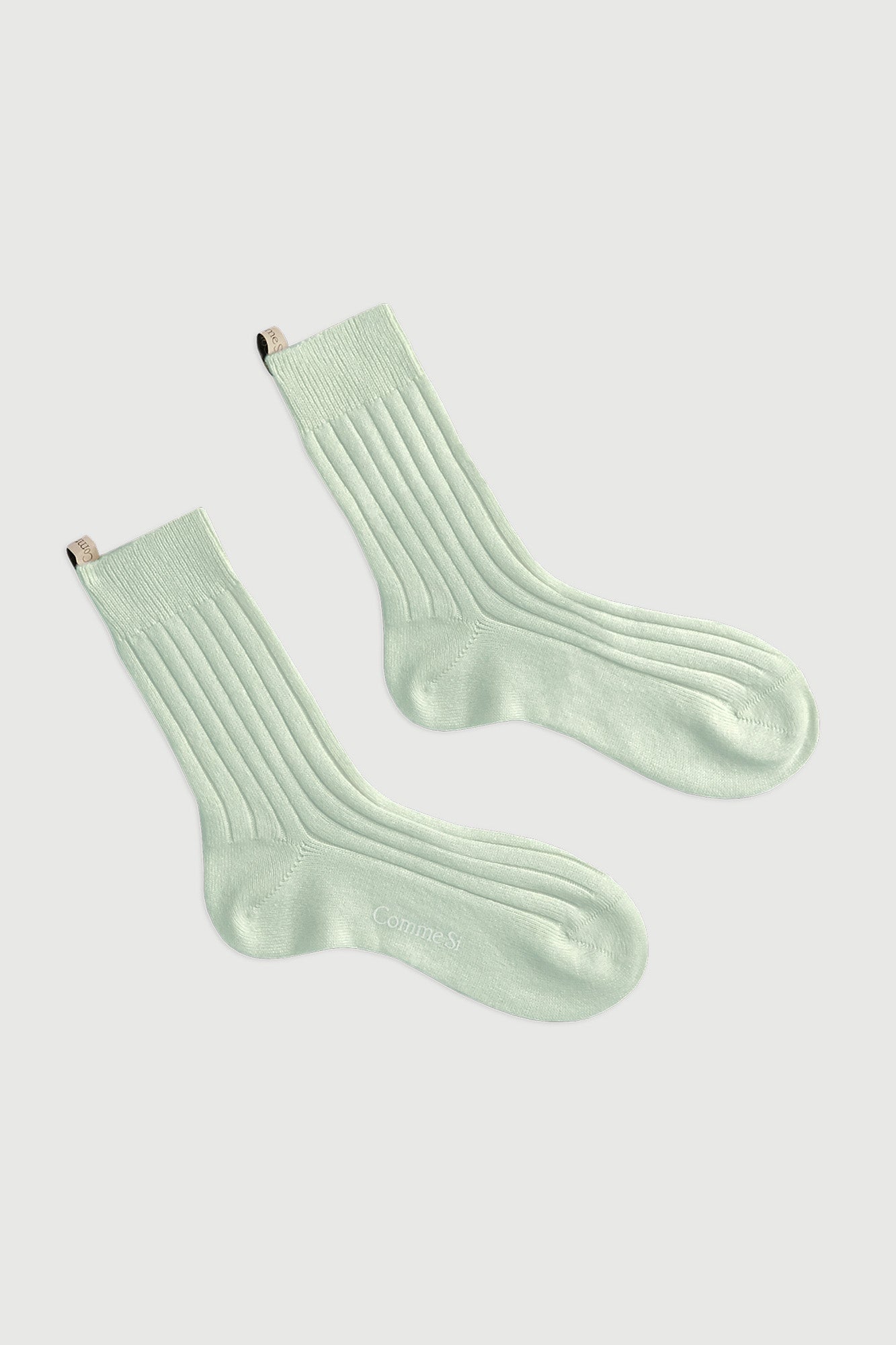 The Danielle Sock, Mongolian Cashmere, Mint, Comme Si