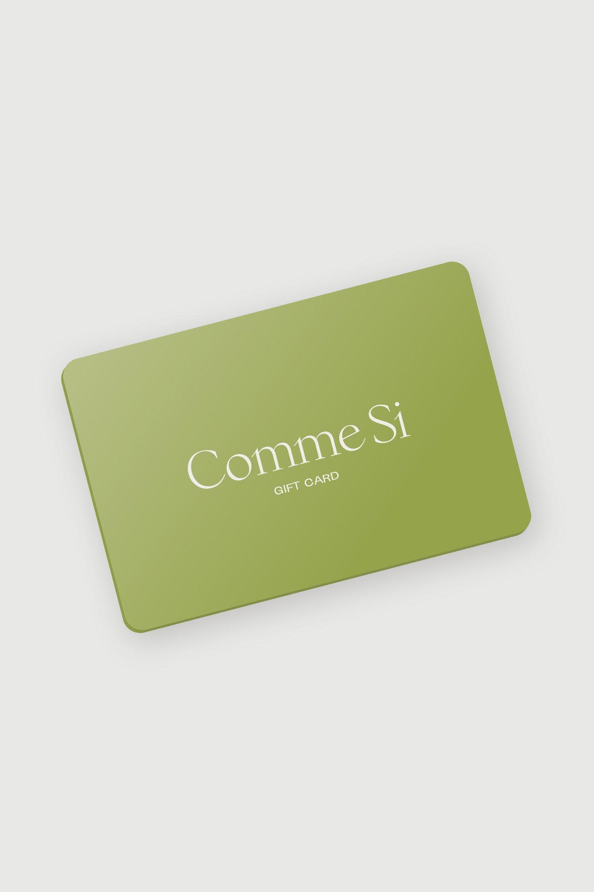 Comme Si Gift Card - Green