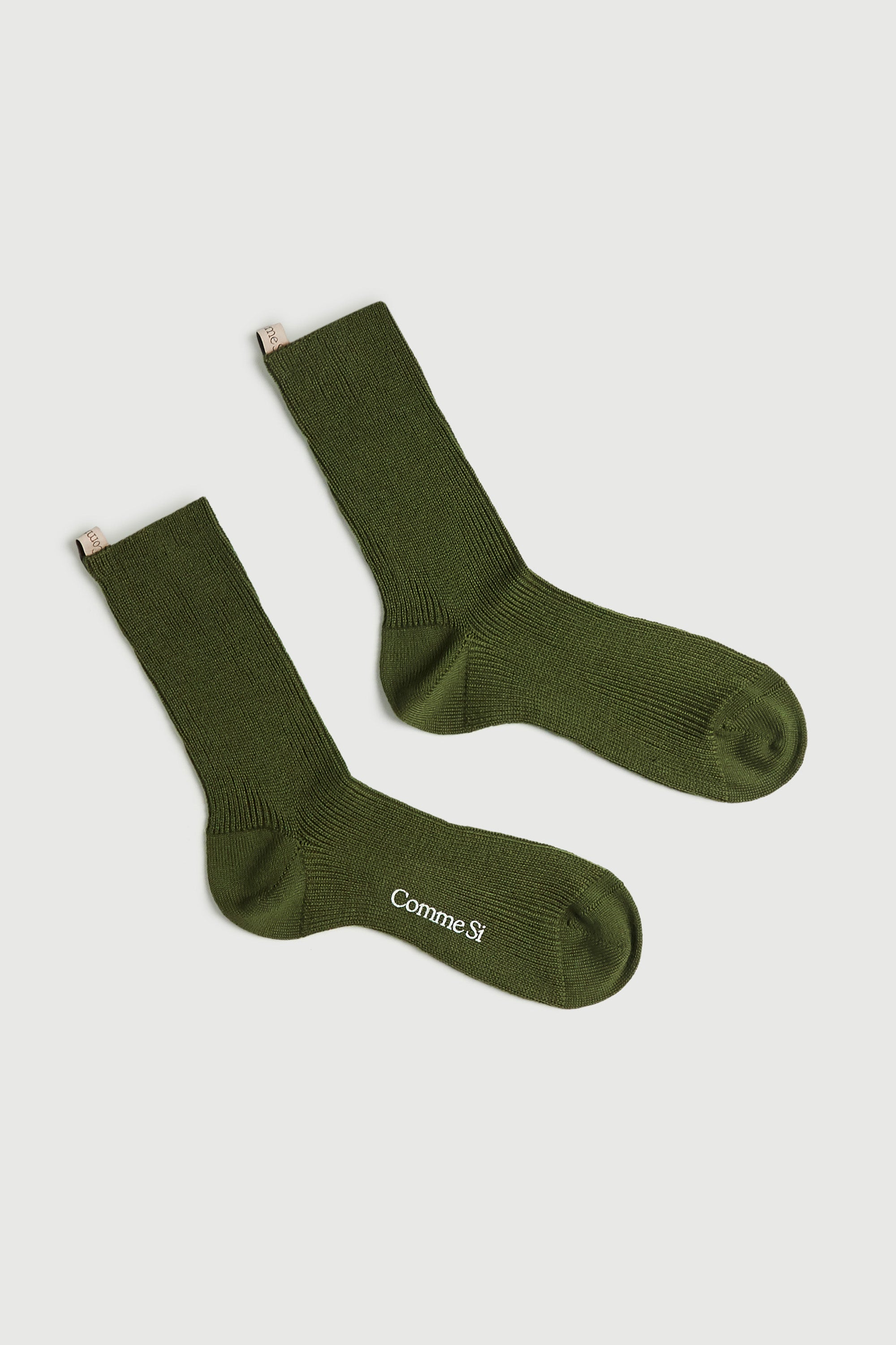 The Merino Sock in Juniper, merino wool, by Comme Si