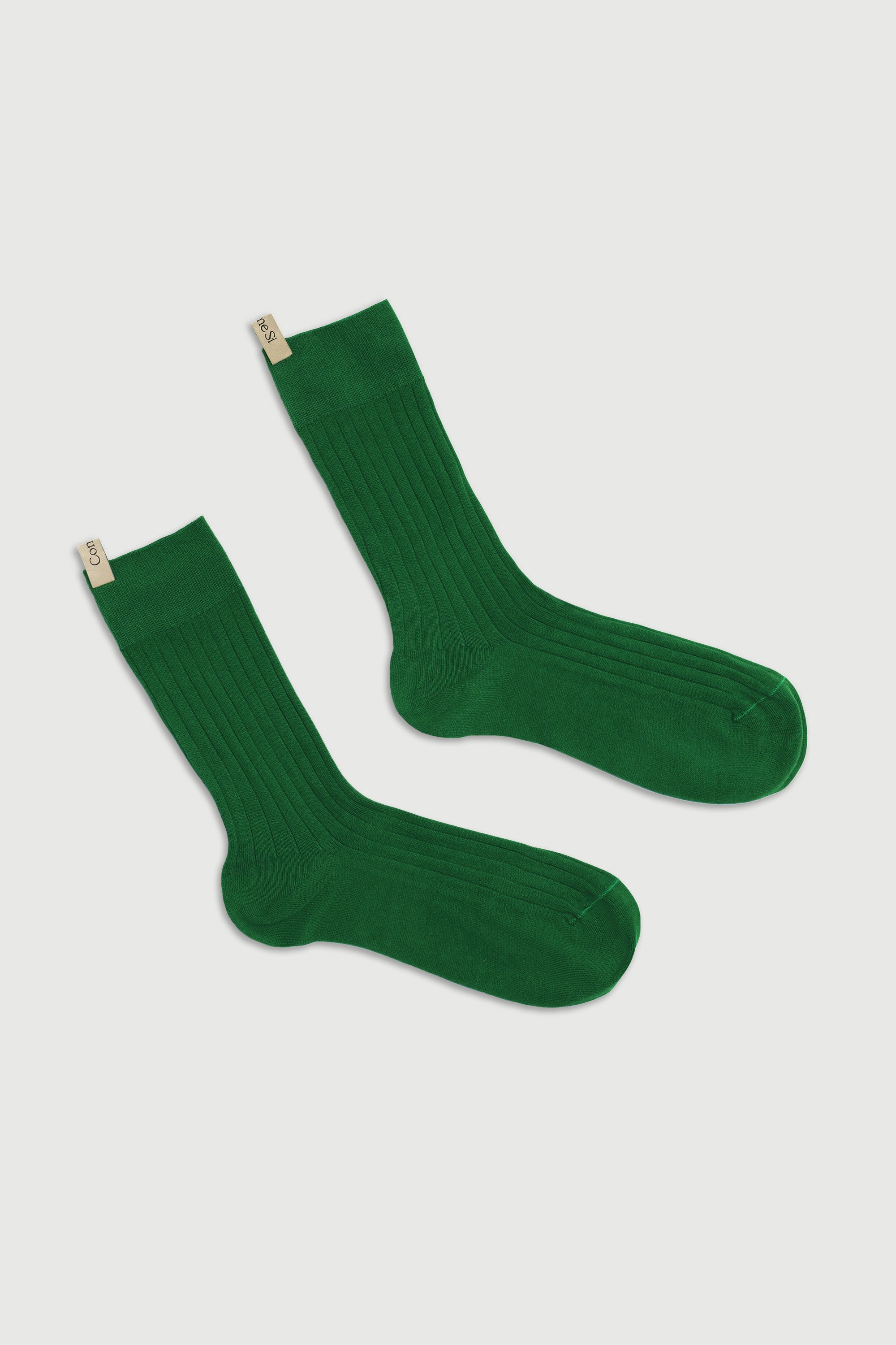 The Yves Sock in Basil, Egyptian cotton sock by Comme Si